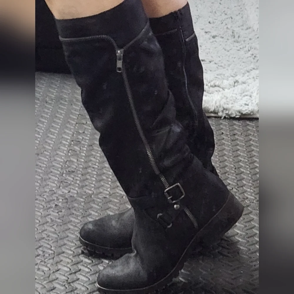 Women's SO Stonecrop black tall boots size 9.5 - Picture 4 of 8